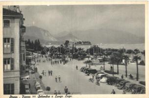 Stresa, Piazza XX Settembre e Lungo Lago / square, automobiles