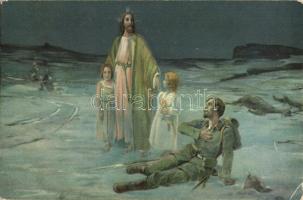 Herr sei Du ihr Vater / battle field, soldier, Jesus s: Hans Martin Lemme (EK)