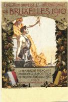 1910 Brussels, Bruxelles; International Exposition (cut)