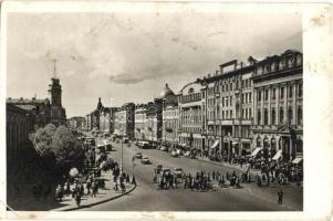 26 db MODERN külföldi városképes lap; orosz / 26 modern foreign town-view postcards; Russian