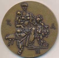 Kiss Nagy András (1930-1997) DN "Semmelweis Ignác 1818-1865" Br emlékérem (60mm) T:1-