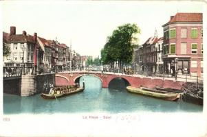 Amsterdam, Spui square, La Haye bridge