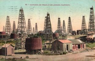 Los Angeles, California; California oil wells (Rb)