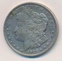 Amerikai Egyesült Államok 1921. 1$ Ag "Morgan" T:2- USA 1921. Dollar Ag "Morgan Dollar" C:VF