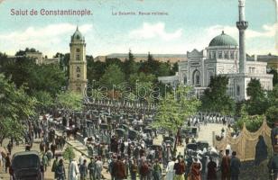 Constantinople, Selamlik, Revue militaire / military parade