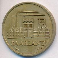 NSZK/Szárvidék 1954. 10Fr Al-Br T:2
FRG/Saarland 1954. 10 Franken Al-Br C:XF