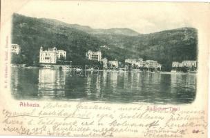 Abbazia - 3 old postcards