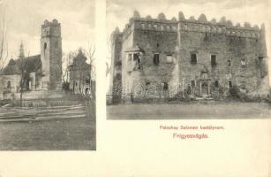 Frigyesvágása, Frydman; Szent Szaniszló-templom, Palochay Salamon kastélyrom / church, castle ruin