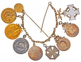 1916-1918. "A Katonai Érdemkereszt III. Osztálya hadidíszítménnyel és kardokkal" + 1911. &...