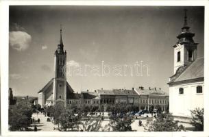 Rimaszombat, Horthy Miklós tér, Csefo László kiadása / square