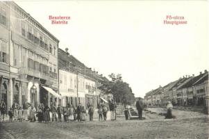 Beszterce, Fő utca, Takarékbank / street, bank