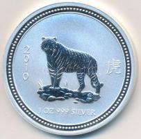 Ausztrália 2007. 1$ Ag "Tigris éve" (1oz/0.999) T:PP Ausralia 2007. 1 Dollar Ag "Year of the Tiger" (1oz/0.999) C:PP