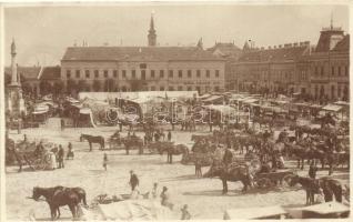 Baja, Szent István tér, piac, Gáll Lajos szabó mester, Odor János cipész photo