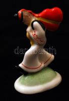 Herendi párocska, kézzel festett, jelzett, hibátlan, m: 6 cm (2×)