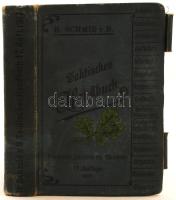 H.Schmid v. B.: Taktisches Handbuch. Mit zahlreichen Tafeln und Figuren im Texte. 17. Auflage. Wien, 1917, Hugo Schmid. Kiadói festett egészvászon kötés, kissé kopottas állapotban / Originaleinband (Ganzleinen), ein bisschen verschlissener Zustand