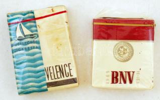 Magyar cigaretta, bontatlan, 2 doboz: Velence, BNV Budapesti Nemzetközi Vásár 1965 (szakadt a nylon borítás)