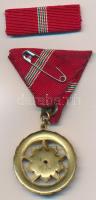 1954. "Szocialista Munkáért Érdemérem" aranyozott, zománcozott Br kitüntetés mellszalagon,...