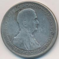 1930. 5P Ag "Horthy jobbra" T:3
Adamo P8
