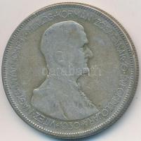 1930. 5P Ag "Horthy jobbra" T:3
Adamo P8
