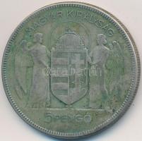 1930. 5P Ag "Horthy jobbra" T:3 Adamo P8