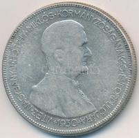 1930. 5P Ag "Horthy jobbra" T:3
Adamo P8