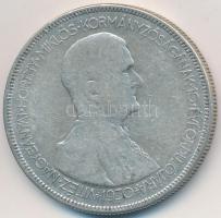 1930. 5P Ag "Horthy jobbra" T:3
Adamo P8