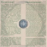 2007. 1Ft-100Ft 8klf db, szettben, benne "Berán Lajos és a pengő" Ag emlékérem (10g/0.999/...