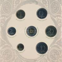 2007. 1Ft-100Ft 8klf db, szettben, benne "Berán Lajos és a pengő" Ag emlékérem (10g/0.999/...