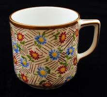 3 db Bavaria mokkás csésze + különböző aljak, jelzettek, hibátlanok