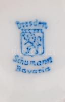 3 db Bavaria mokkás csésze + különböző aljak, jelzettek, hibátlanok