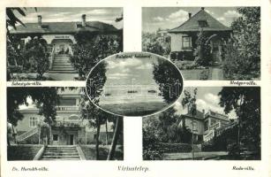 Balatonszepezd, Viriusztelep, Sebestyén villa, Moógor villa, dr. Horváth villa, Rada villa (EK)