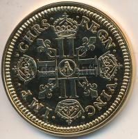 DN "Történelmi aranypénzek - XIV. Lajos 1644. 4 Louis d'Or" aranyozott Cu-Zn utánvere...