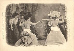 Fencing ladies, erotic, Collection parisienne, le Duel 5.
