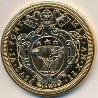 DN "Történelmi aranypénzek - VI. Pius 1787. 10 Zecchini" aranyozott Cu-Zn utánveret "...