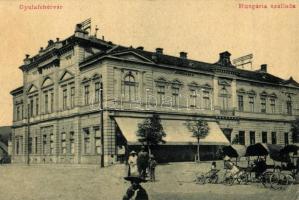 Gyulafehérvár, Hungária szálloda / hotel (ázott sarok / wet corner)