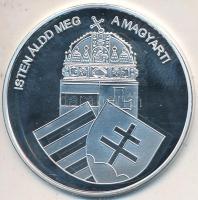 DN "Nemzetünk nagyjai - Kossuth Lajos" Ag emlékérem tanúsítvánnyal (10,37g/0.999) T:PP
