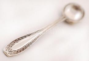 2 db ezüst(Ag) fűszeres kanál, jelzett, 15,8 g