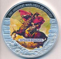 Libéria 2009. 5$ ezüstözött Cu "Nagy Hadvezérek / Bonaparte Napoleon" T:PP 
Liberia 2009. ...