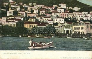 Vathy, Place Pythagore, boat (EK)