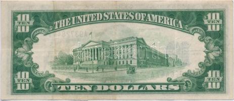 Amerikai Egyesült Államok 1934A 10$ T:III
USA 1934A 10 Dollars "Silver Certificate - Small size...