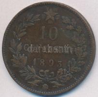 Olaszország 1893. 10c Cu I. Umberto T:2-,3 Italy 1893. 10 Centesimi Cu Umberto I C:VF,F Krause KM#27.1