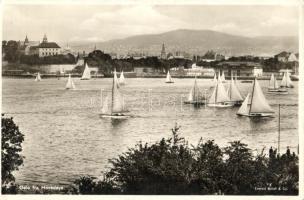 Oslo, Hovedoya islands, sailing ships (EK)