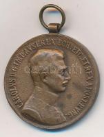 1917. Bronz Vitézségi Érem "IV. Károly / Fortitudini" mellszalag nélkül. Szign: Kautsch T:2 Hungary 1917. Medal for Bravery without ribbon Br. Sign: Kautsch C:XF