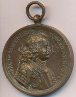 1938. "Felvidéki Emlékérem - II. Rákóczi Ferenc" Br emlékérem mellszalag nélkül T:2 Hungary 1938. "Commemorative Medal for the Liberation of Upper Hungary" bronze medal without ribbon C:XF