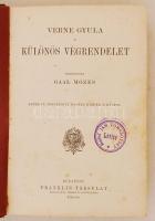 Verne Gyula: Különös végrendelet. Ford.: Gaál Mózes. 58 Képpel. (Verne Gyula Összes Munkái) Bp., é.n...
