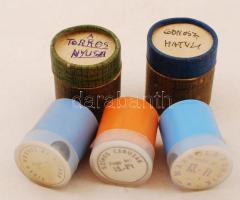 5 db régi mese diafilmen: A gonosz hattyúk (1954), A torkos nyuszi (1958), Mazsola fürdik (1966), Színes ceruzák (1995), Vidám húsvét az oviban