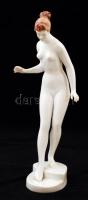 Aqvincumi akt, kézzel festett, jelzett, hibátlan, m:39 cm