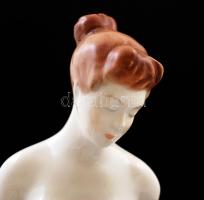 Aqvincumi akt, kézzel festett, jelzett, hibátlan, m:39 cm