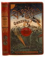 Verne Gyula: Utazás a Föld körül nyolczvan nap alatt. Egyedül jogosított képes kiadás. Bp., é.n., Franklin-Társulat. Első kiadás! Illusztrált, kiadói aranyozott, festett egészvászon kötés, kissé kopottas, egyébként jó állapotban.
