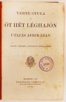 Verne Gyula: Öt hét léghajón. Ötödik egyedül jogosított képes kiadás.  Bp., 1923, Franklin-Társulat....